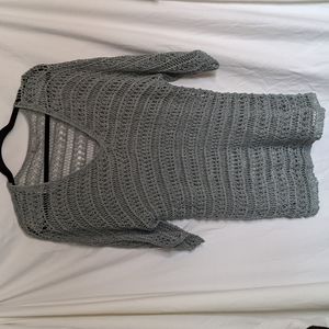 Women's large knitted sweater